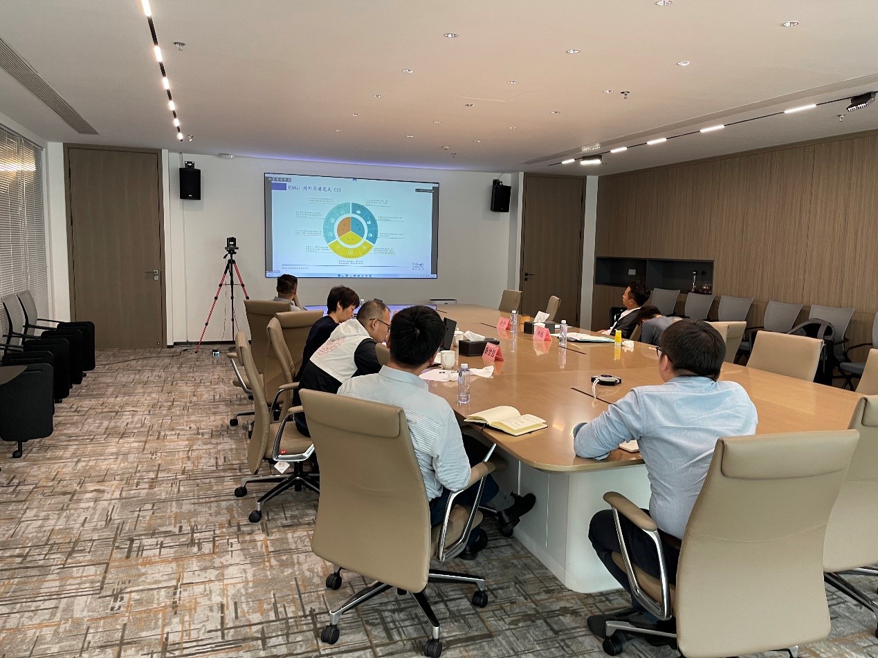 yl34511线路中心开展2022年首次董监高专场ESG宣讲会